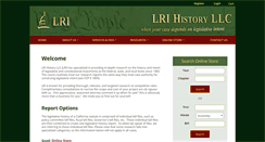 Desktop Screenshot of lrihistory.com